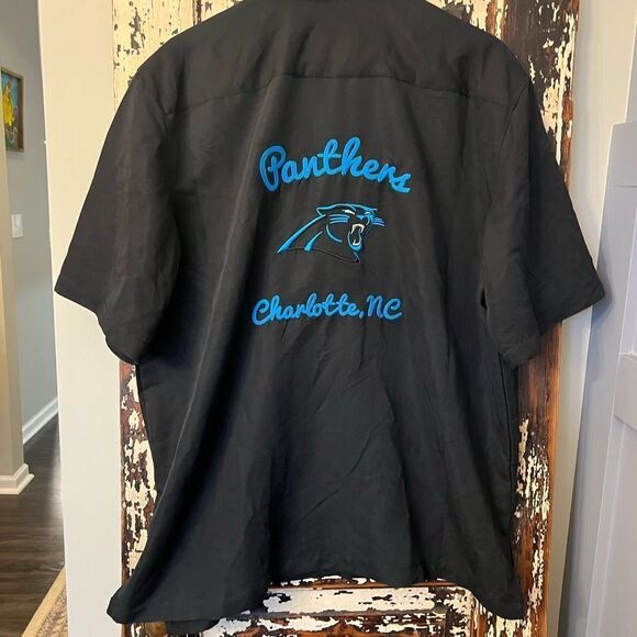 Carolina Panthers NFL embroidered Bowling Shirt. NWT. Men’s size XL. - Picture 2 of 11